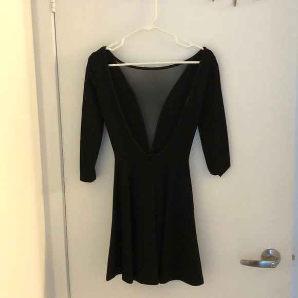 American apparel black skater dress size small - Picture 3 of 3
